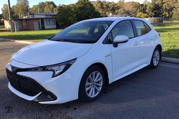 2023 Toyota Corolla Ascent Sport Hybrid in White