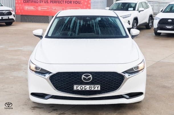 2021 Mazda 3 G25 GT in Snowflake White Pearl Mica