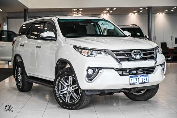2019 Toyota Fortuner GXL in White