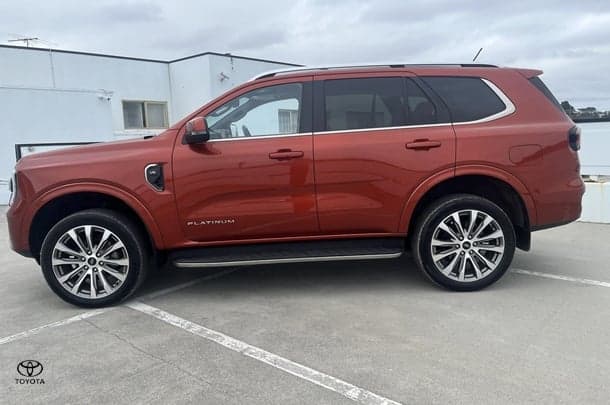 2023 Ford Everest Platinum in Orange