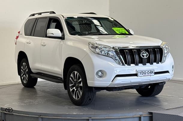 2015 Toyota Landcruiser Prado GXL in White
