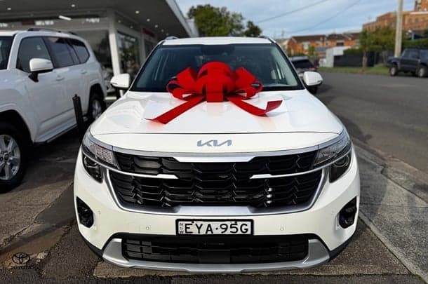 2022 Kia Seltos Sport+ in White