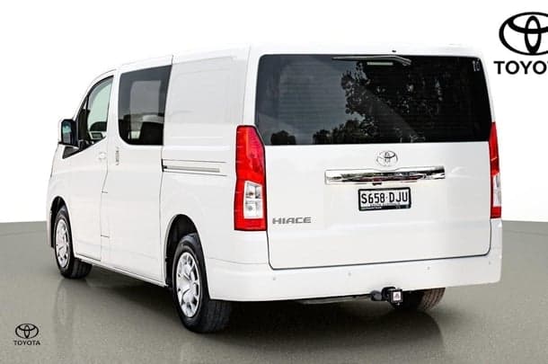 2023 Toyota Hiace LWB in White