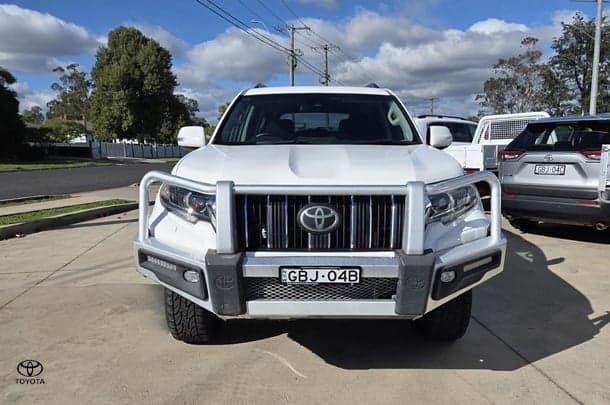 2019 Toyota Landcruiser Prado GXL in White