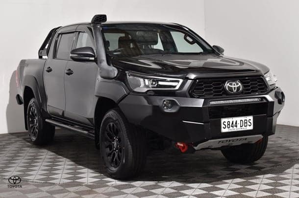 2022 Toyota Hilux Rugged X in Black