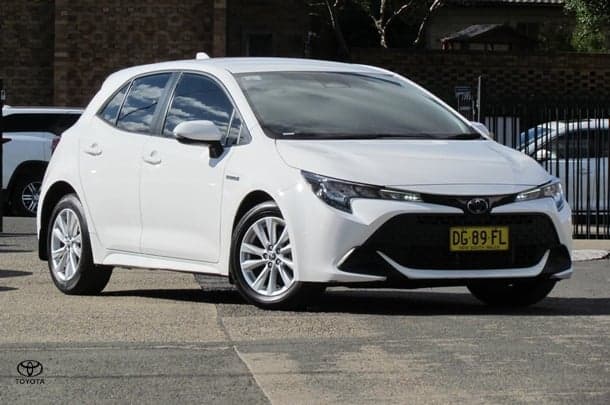 2023 Toyota Corolla Ascent Sport Hybrid in White