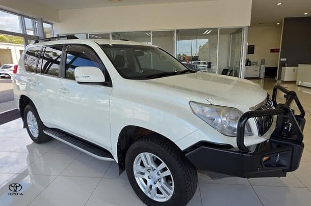 2010 Toyota Landcruiser Prado VX in White