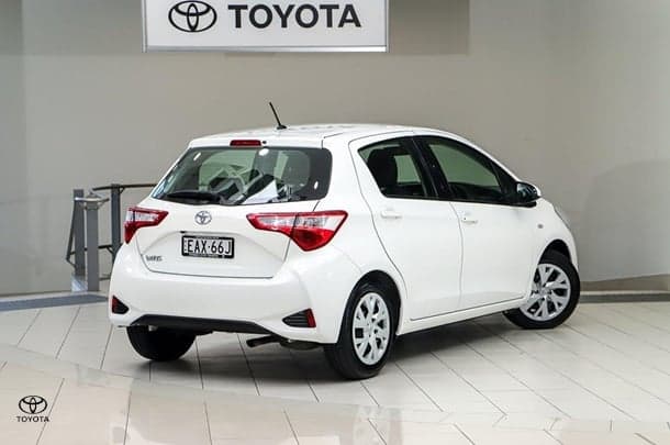 2019 Toyota Yaris Ascent in White