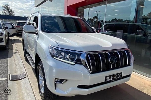 2020 Toyota Landcruiser Prado GXL in White