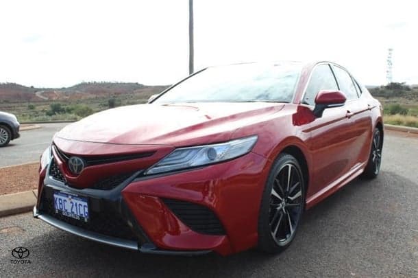 2018 Toyota Camry SX in Red