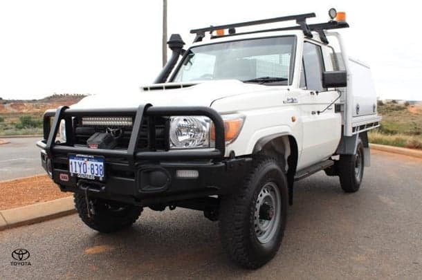 2019 Toyota Landcruiser Workmate in White