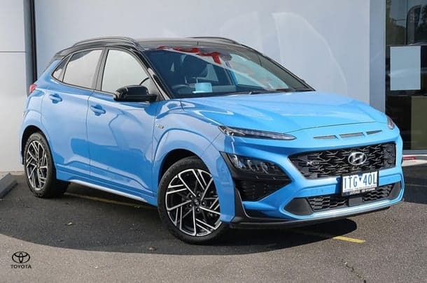 2021 Hyundai Kona N-Line Premium in Blue