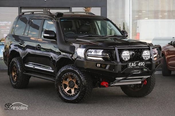 2021 Toyota Landcruiser Sahara in Black
