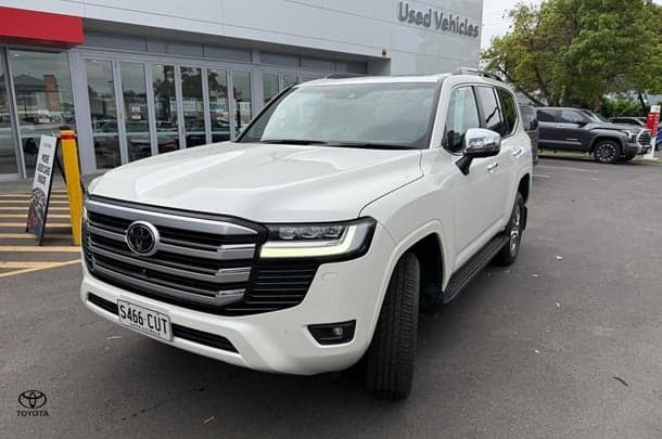 2023 Toyota Landcruiser Sahara in White