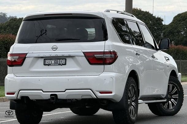 2021 Nissan Patrol Ti-L in Moonstone White