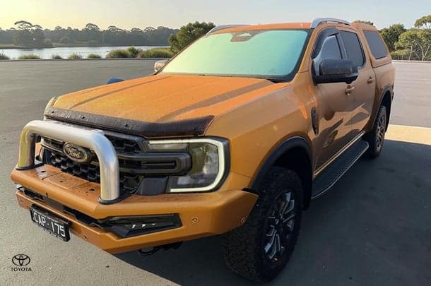 2022 Ford Ranger Wildtrak in Gold