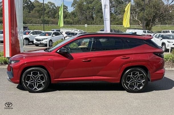2022 Hyundai Tucson Elite in Crimson Red