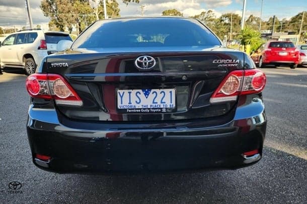 2010 Toyota Corolla Ascent in Black