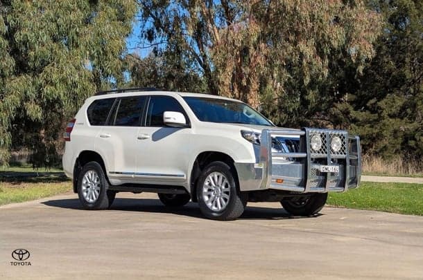 2017 Toyota Landcruiser Prado Altitude in White