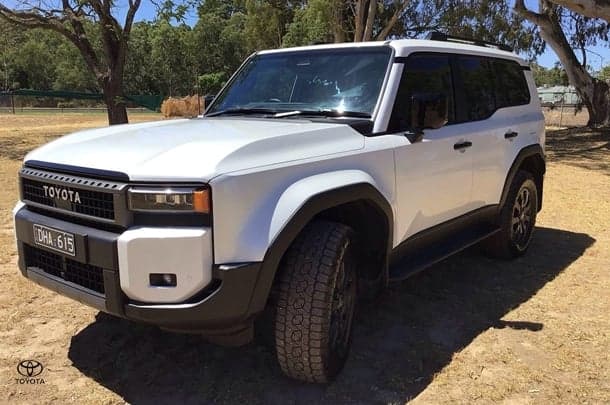 2024 Toyota Landcruiser Prado Altitude in White