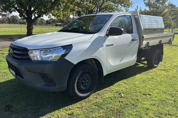 2019 Toyota Hilux Workmate in White