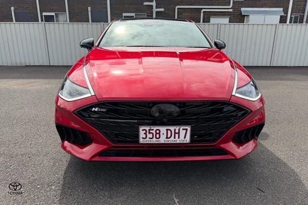 2021 Hyundai Sonata N Line in Red
