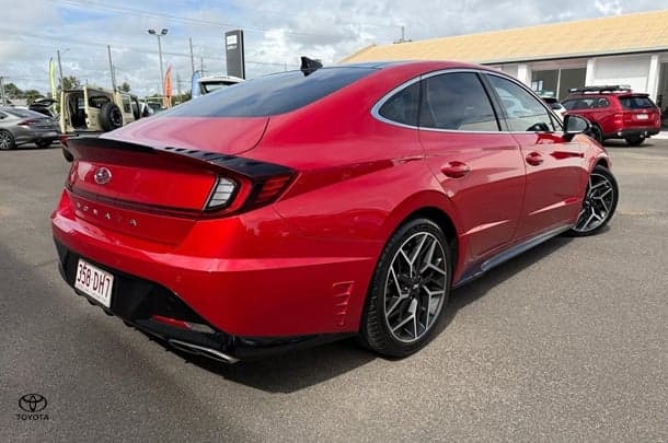 2021 Hyundai Sonata N Line in Red