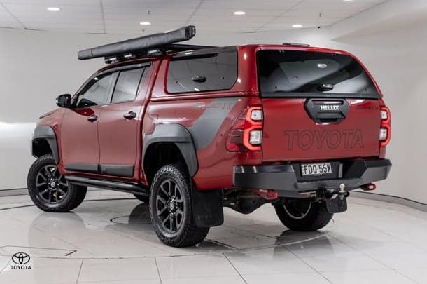 2020 Toyota Hilux Rugged X in Red