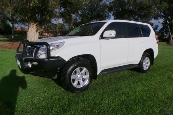 2017 Toyota Landcruiser Prado GXL in White