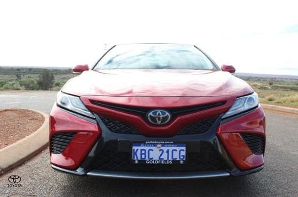 2018 Toyota Camry SX in Red