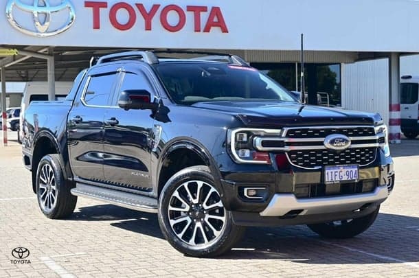 2024 Ford Ranger Platinum in Black