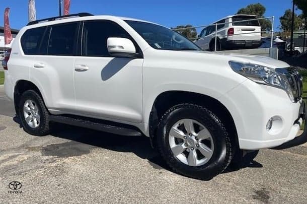 2017 Toyota Landcruiser Prado GXL in White