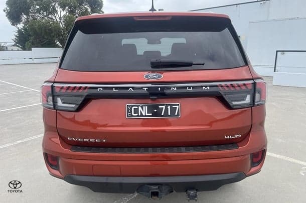2023 Ford Everest Platinum in Orange