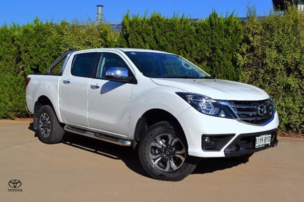2019 Mazda BT-50 GT in White
