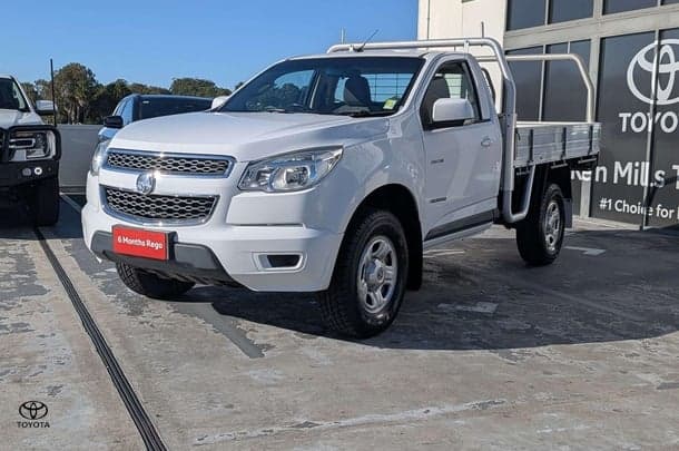 2013 Holden Colorado LX in White
