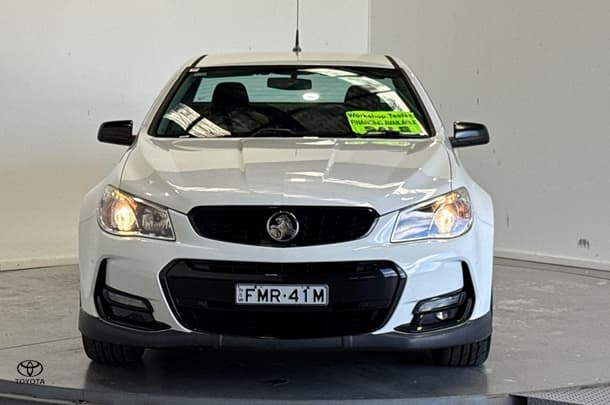 2016 Holden Ute SV6 Black in White