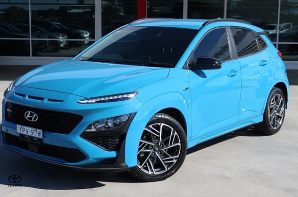 2021 Hyundai Kona N-Line in Blue