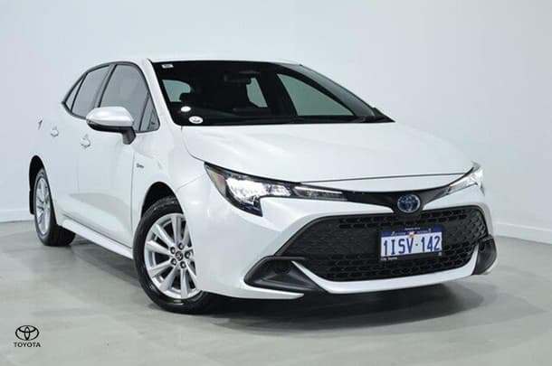 2025 Toyota Corolla Ascent Sport Hybrid in White