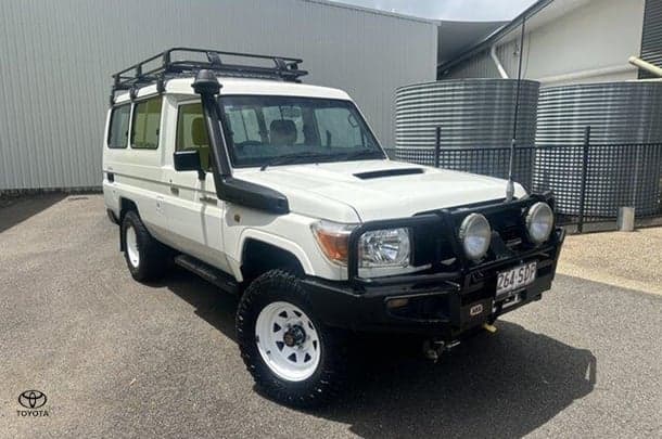 2011 Toyota Landcruiser Workmate Troopcarrier in White