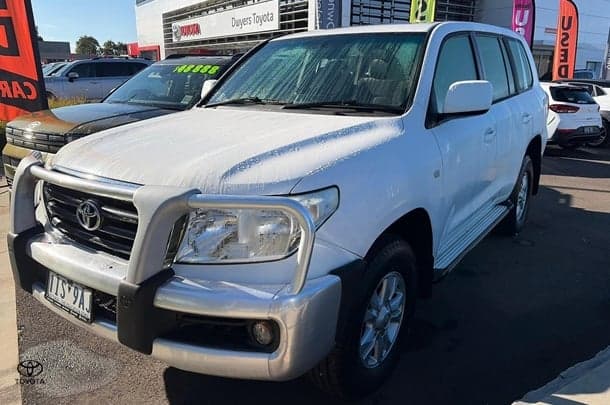 2007 Toyota Landcruiser GXL in White