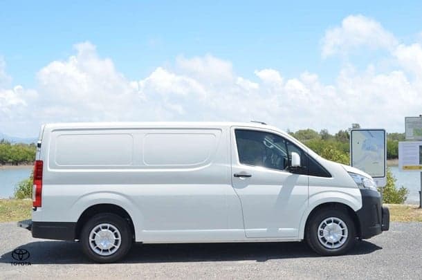 2025 Toyota Hiace LWB in White
