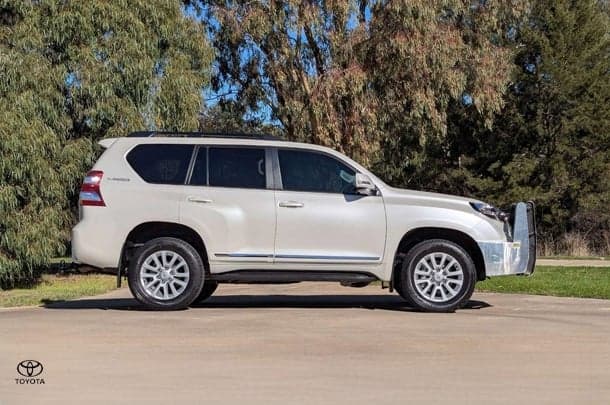 2017 Toyota Landcruiser Prado Altitude in White