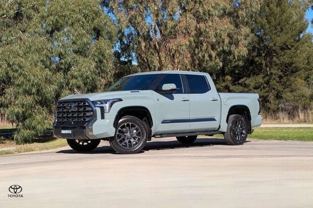 2025 Toyota Tundra Platinum in Green