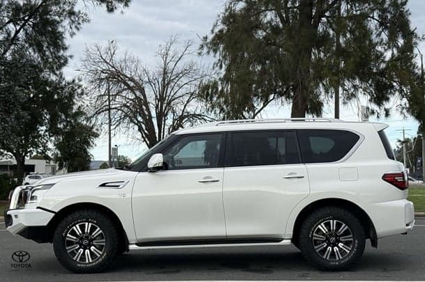 2021 Nissan Patrol Ti-L in Moonstone White