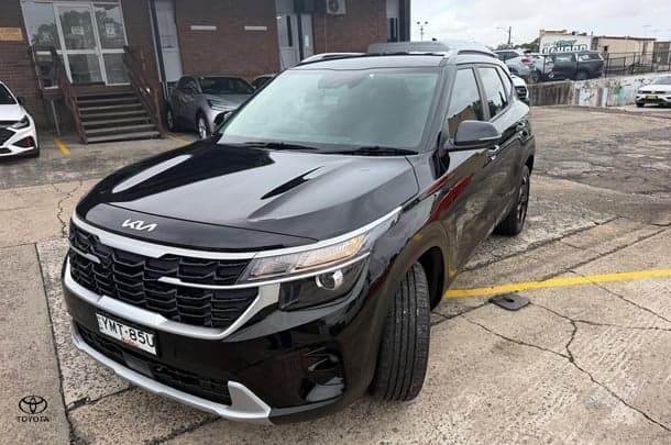 2023 Kia Seltos Sport+ in Fusion Black (Fsb)