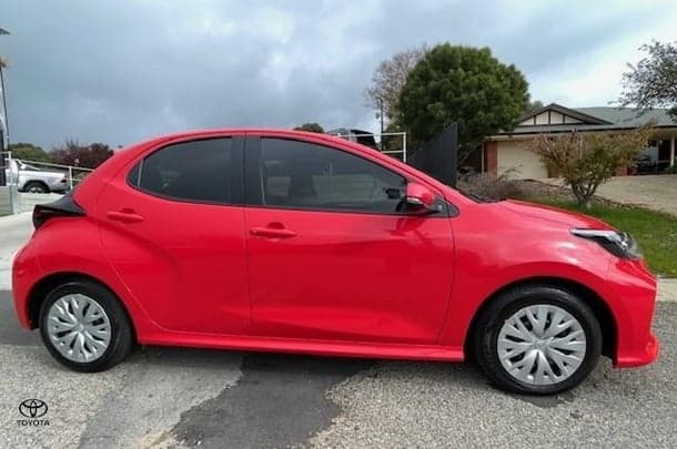 2023 Toyota Yaris Ascent Sport in Pink