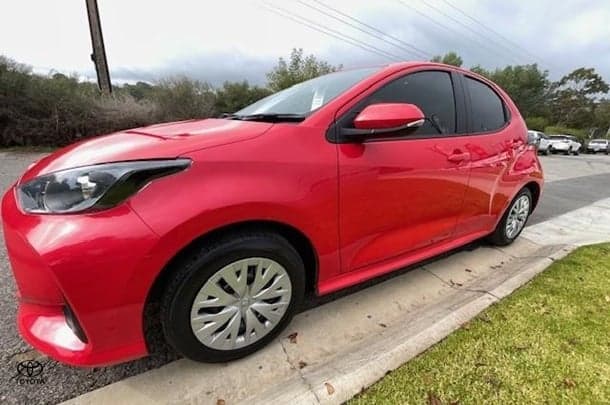 2023 Toyota Yaris Ascent Sport in Pink
