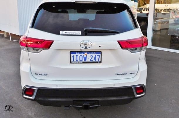 2018 Toyota Kluger Grande AWD in White