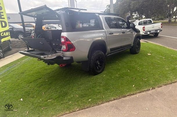 2019 Toyota Hilux Rugged X in Silver