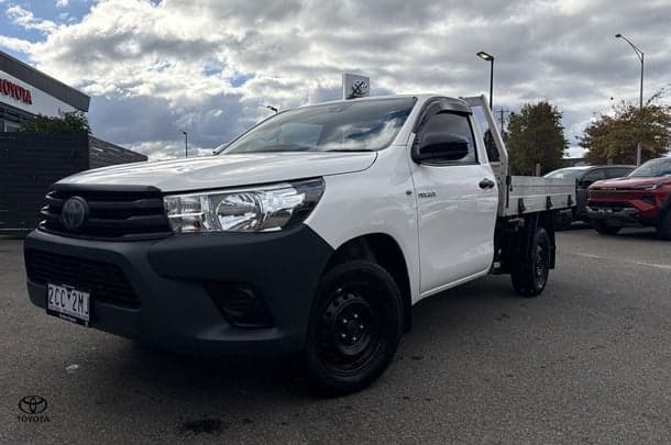 2019 Toyota Hilux Workmate in White